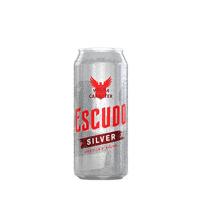 Cerveza Escudo Silver Lata 470cc (24 Unidades)