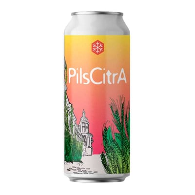 Cerveza Granizo Pilscitra (Pils Lupulada) 473cc 4.6º alc.