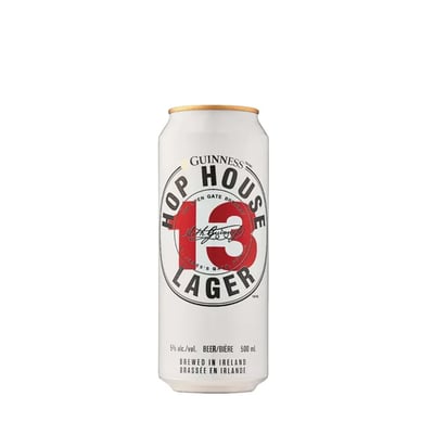 Cerveza Guinness Hop House Lager 473cc (6 Unidades)