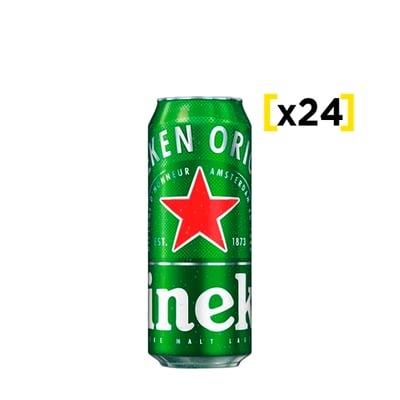 Cerveza Heineken Lata 470 Cc X24