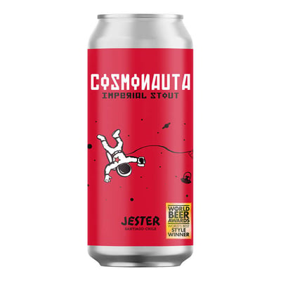 Cerveza Jester Cosmonauta Stout en Lata 473cc