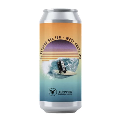 Cerveza Jester El Retorno del IBU en Lata 473cc