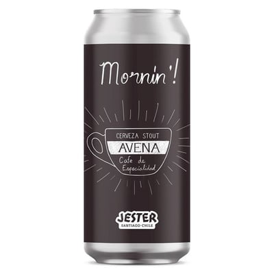 Cerveza Jester Mornin'! Breakfast Stout en Lata 473cc