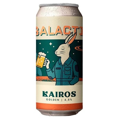 Cerveza Kairos Galactic Golden 473cc