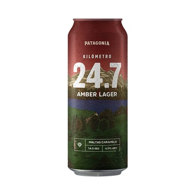 Cerveza Kilómetro (km) 24.7 Amber Lata 473 Cc