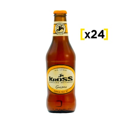 Cerveza Kross Golden Ale Botella 330cc X24