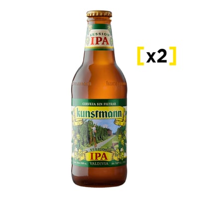 Cerveza Kunstmann Ipa 2x Botella 330 Cc