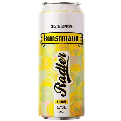 Cerveza Kunstmann Radler Limón en Lata 470cc