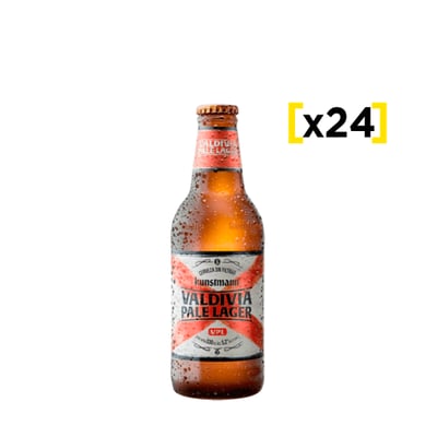 Cerveza Kunstmann Valdivia Pale Lager Botella 330 Cc X24