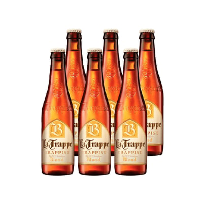 Cerveza La Trappe Blond Botella 330cc X6