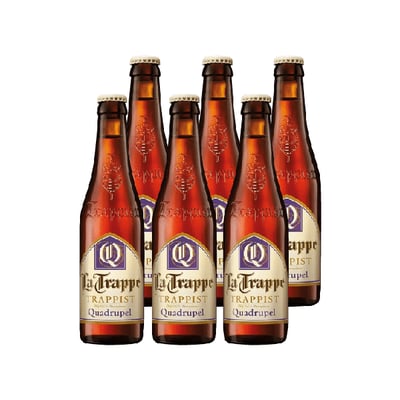 Cerveza La Trappe Quadrupel Botella 330cc X6