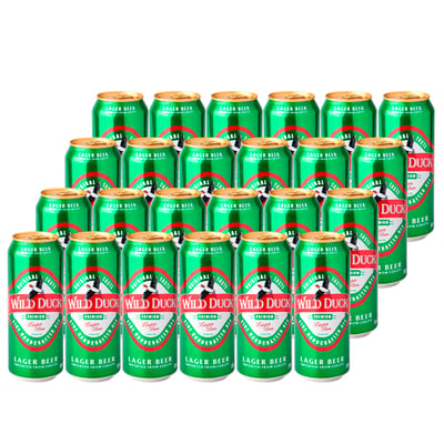 Cerveza Lager Wild Duck Lata 500cc X24