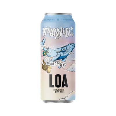 Cerveza Loa Atrapanubes Pale Lager Lata 470