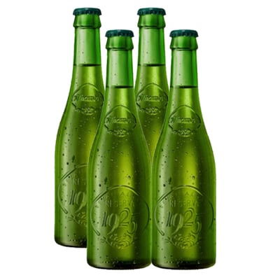 Cerveza Mahou Alhambra Verde 4x Botella 330cc