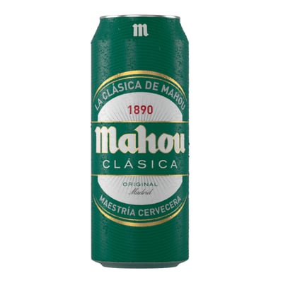 Cerveza Mahou Clásica Lata 500 Cc