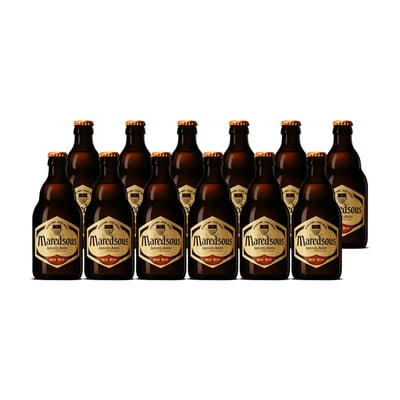 Cerveza Maredsous Brune Botella 330cc X12