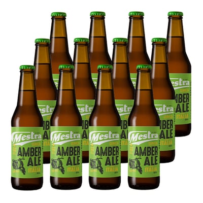 Cerveza Mestra Amber Ale 330cc X12