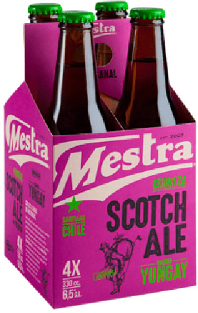 Cerveza Mestra Scotch Ale Botella 330cc 6,5° Four Pack