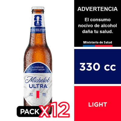 Cerveza Michelob Ultra 4,2° 12 X 330 Cc.