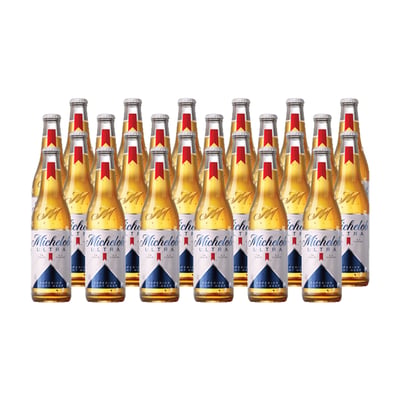 Cerveza Michelob Ultra Botella 355cc X24