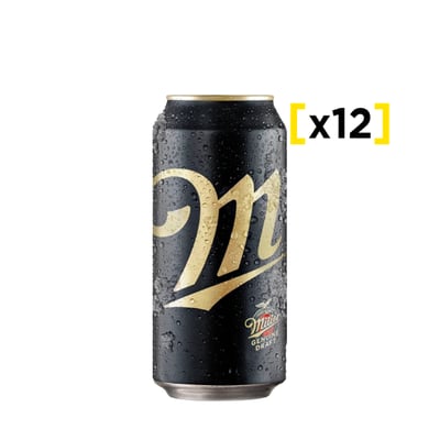 Cerveza Miller Lata 473cc X12