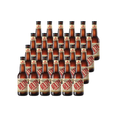 Cerveza Moritz Red Ipa Botella 330cc X24