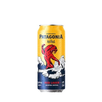 Cerveza Patagonia Red Lager Lata 470 Cc