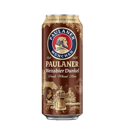 Cerveza Paulane Weissbier Dunke Lata 500cc