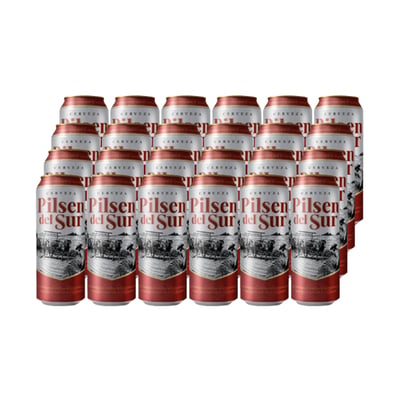 Cerveza Pilsen Del Sur Lata 473 Cc X24