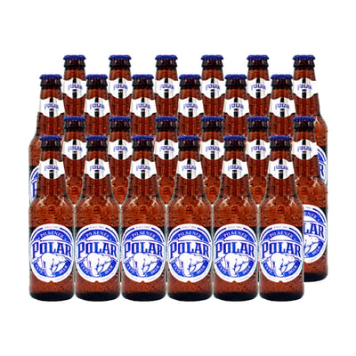Cerveza Pilsen Polar Botella 355cc X24