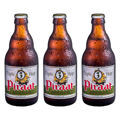 Cerveza Piraat Triple Hop Botella 330cc X6