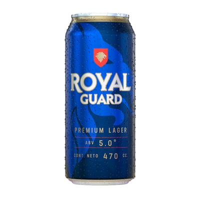 Cerveza Royal Guard Lata 470 Cc