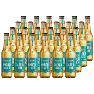 Cerveza Royal Guard Smooth Lager Botella 355cc X24
