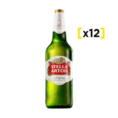 Cerveza Stella Artois Botella 660 Cc X12