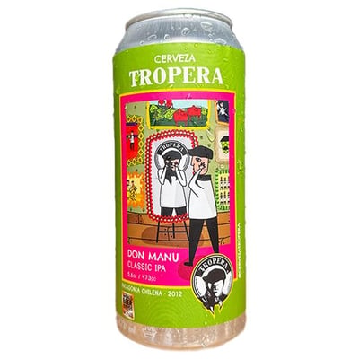 Cerveza Tropera Don Manu en Lata 473cc