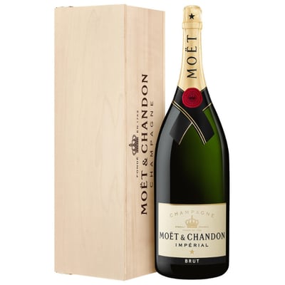 Champagne Moet & Chandon Imperial Brut 12,5˚ - 6L Matusalén + Estuche Madera