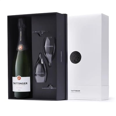 Champagne Taittinger Brut Reserve + 2 Copas