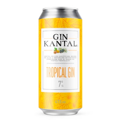 Cóctel Kantal Tropical Gin 7° Lata 473 cc