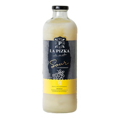 Cóctel La Pizka Chardonnay Sour Natural 1l