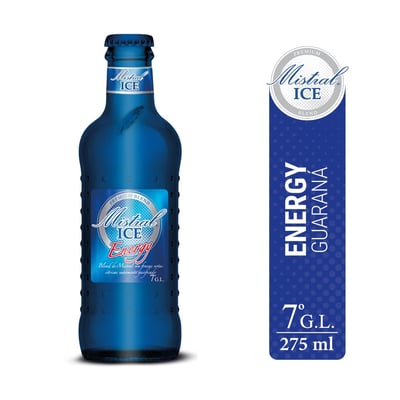 Cóctel Mistral Ice energy botella 275 cc