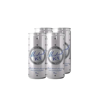 Cóctel Mistral Ice Lata 310 Cc X4