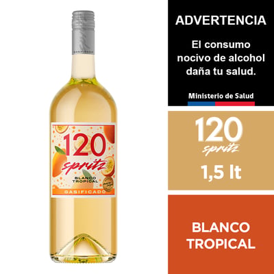 Coctel Vino 120 Spritz Blanco Tropical 1,5 Lt