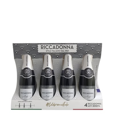 Espumante 4x Riccadonna Asti 200cc
