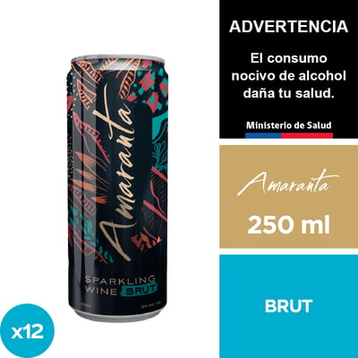 Espumante Amaranta Brut 12 X 250 Ml.