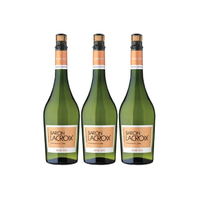 Espumante Baron Lacroix Demi Sec Botella 750cc X3
