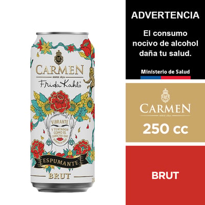 Espumante Carmen Frida Kahlo Brut 250 Cc.