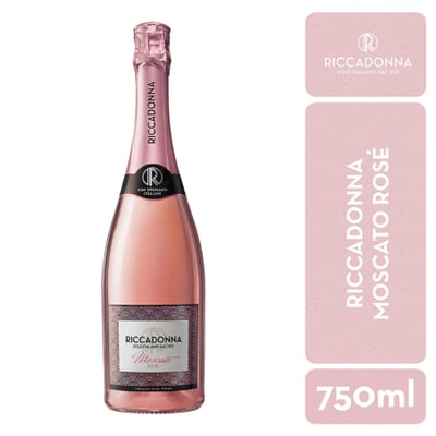 Espumante Italiano Riccadonna Moscato Rose - 750ml