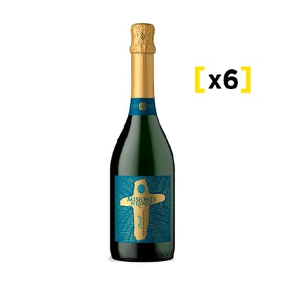 Espumante Misiones De Rengo Brut 750 Cc X6