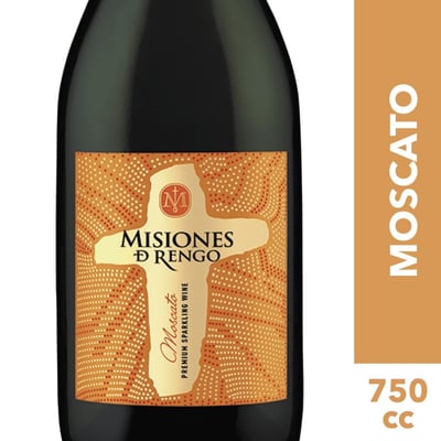 Espumante Misiones de Rengo moscato botella 750 cc