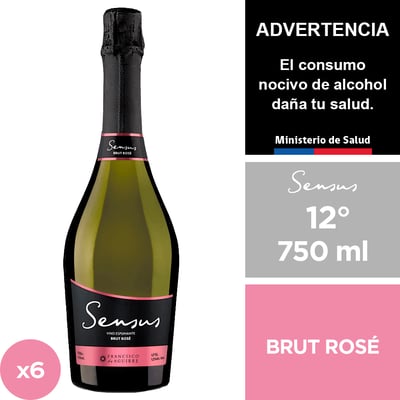 Espumante Sensus Brut Rosé 12° 6 X 750 Ml.